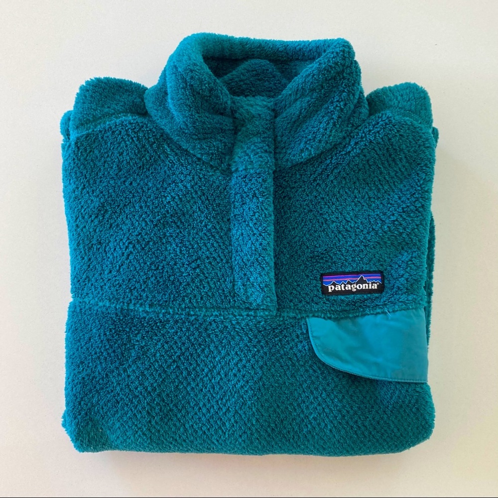 Snap-T Fleece Pullover, Blue Green